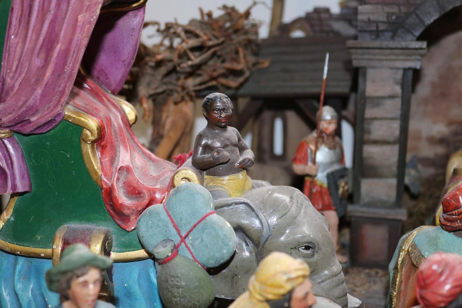 Große Abbildung Nr.24: 130-2776 Weihnachtskrippe, Thüringen um: (Spielzeug)
