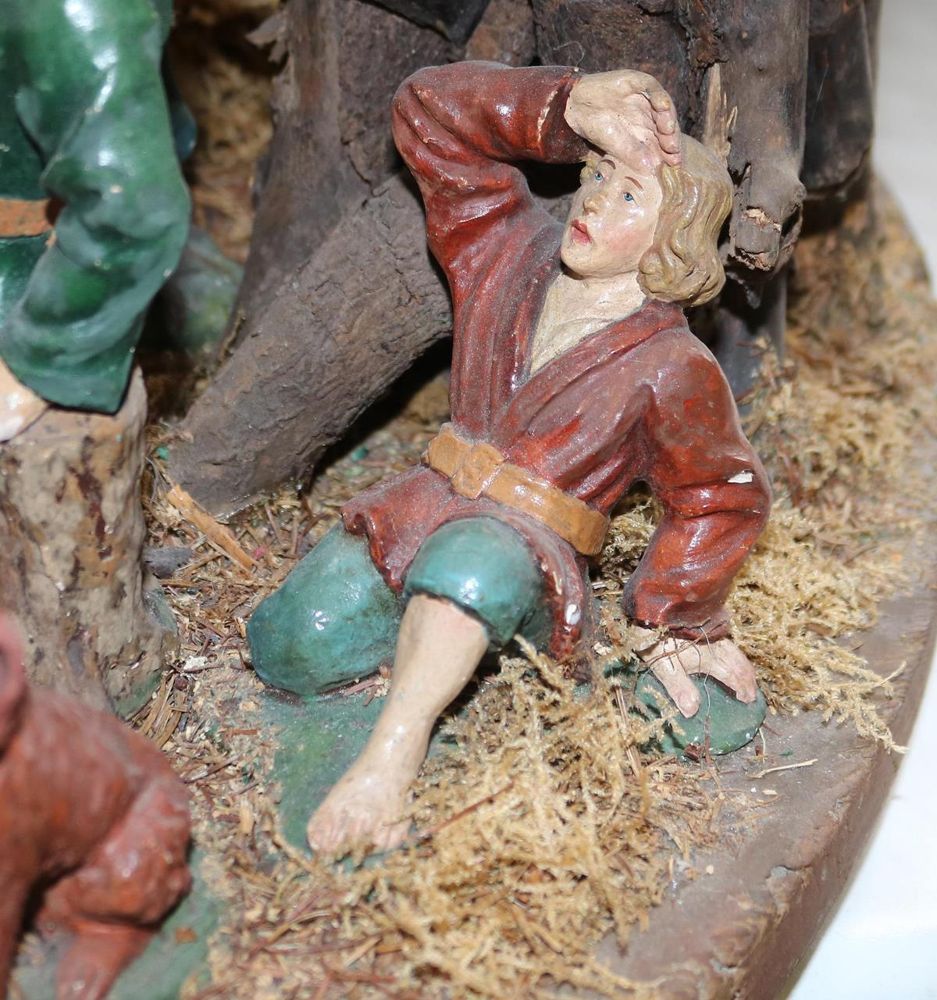 Große Abbildung Nr.25: 130-2776 Weihnachtskrippe, Thüringen um: (Spielzeug)