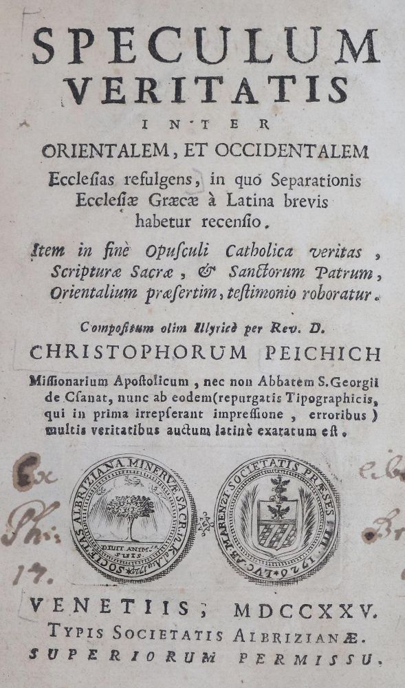 Große Abbildung Nr.1: 130-280 Peichich,C.: (Alte Drucke, Handschriften und Theologie)