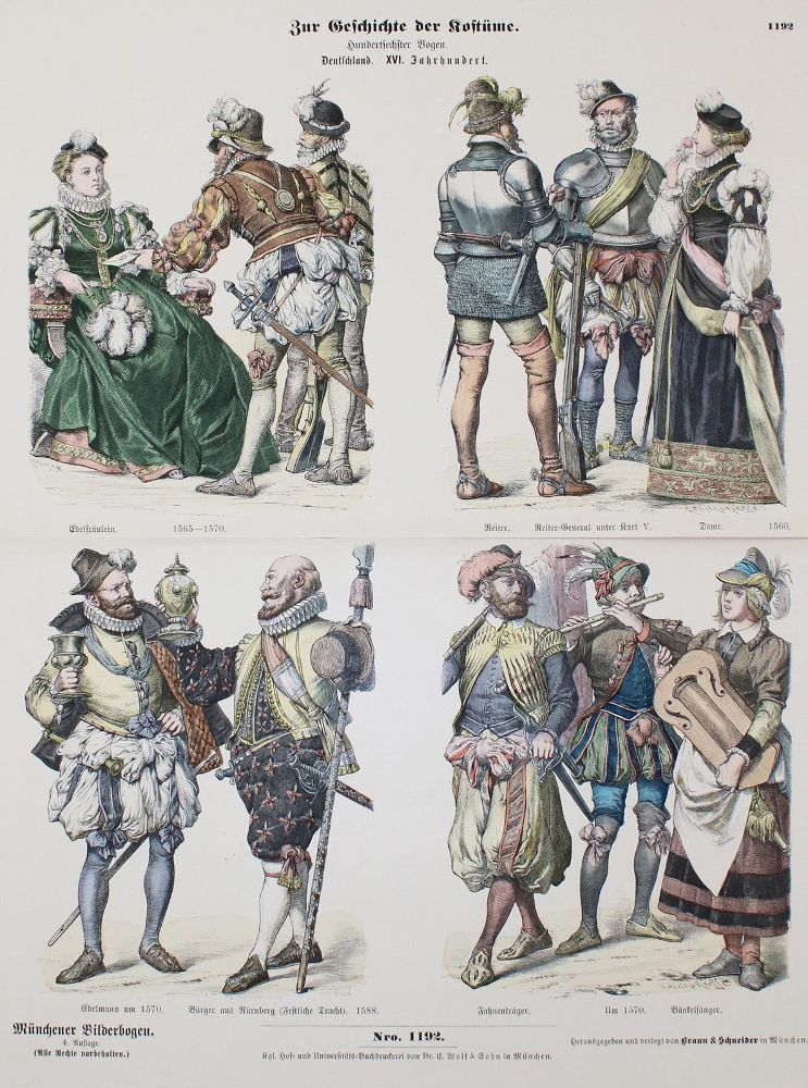 Große Abbildung Nr.1: 130-2895 Münchener Bilderbogen.: (Varia, Bilderbogen)