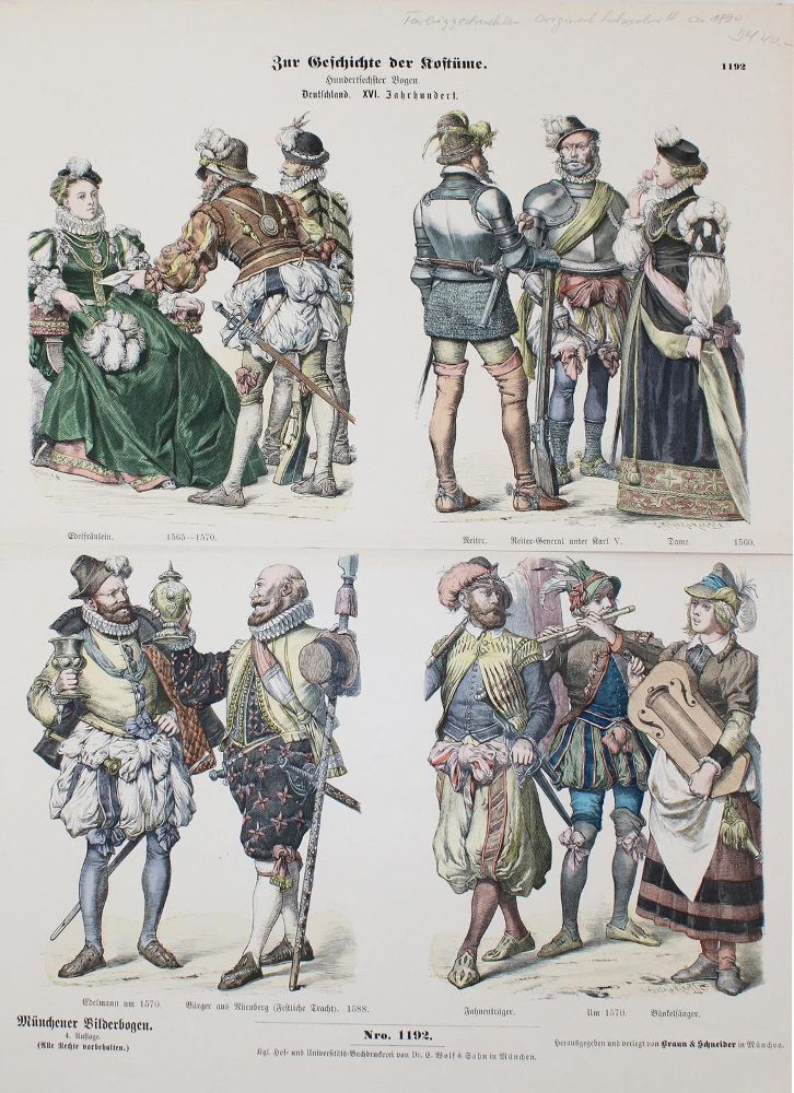 Große Abbildung Nr.2: 130-2895 Münchener Bilderbogen.: (Varia, Bilderbogen)