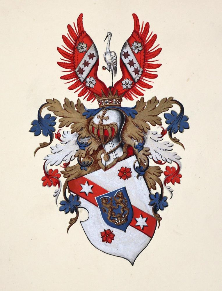 Große Abbildung Nr.2: 130-2915 Wappen.: (Varia, Genealogie und Heraldik)