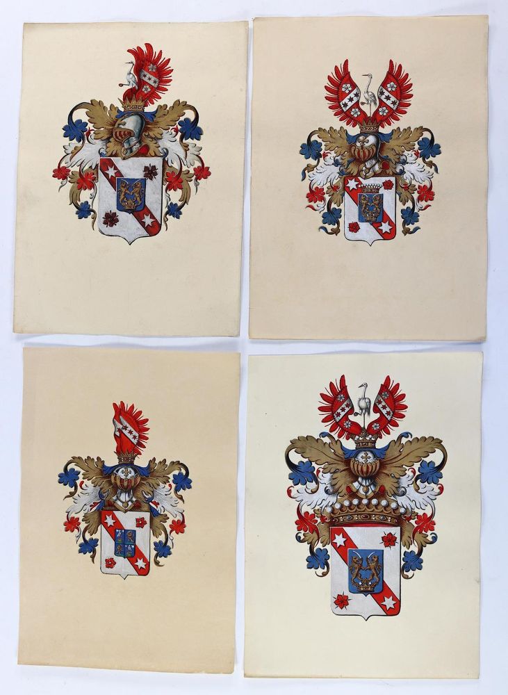 Große Abbildung Nr.4: 130-2915 Wappen.: (Varia, Genealogie und Heraldik)