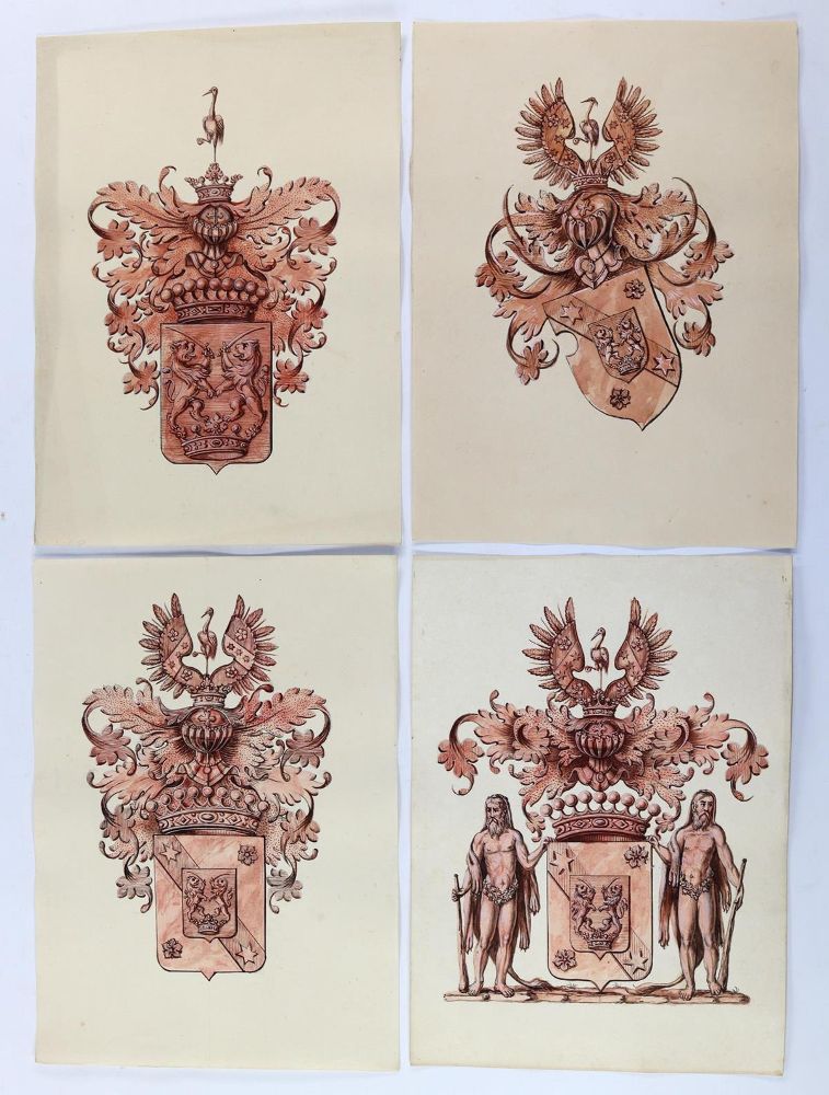 Große Abbildung Nr.6: 130-2915 Wappen.: (Varia, Genealogie und Heraldik)