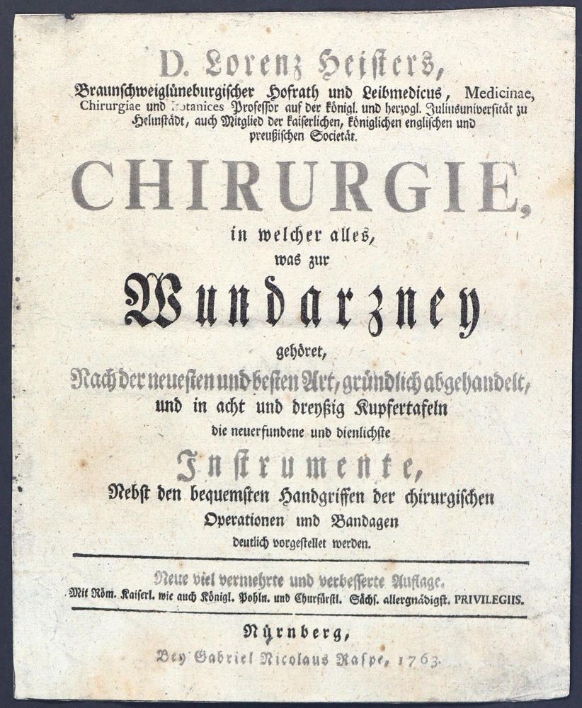 Große Abbildung Nr.1: 130-2949 Chirurgie.: (Varia, Medizin)