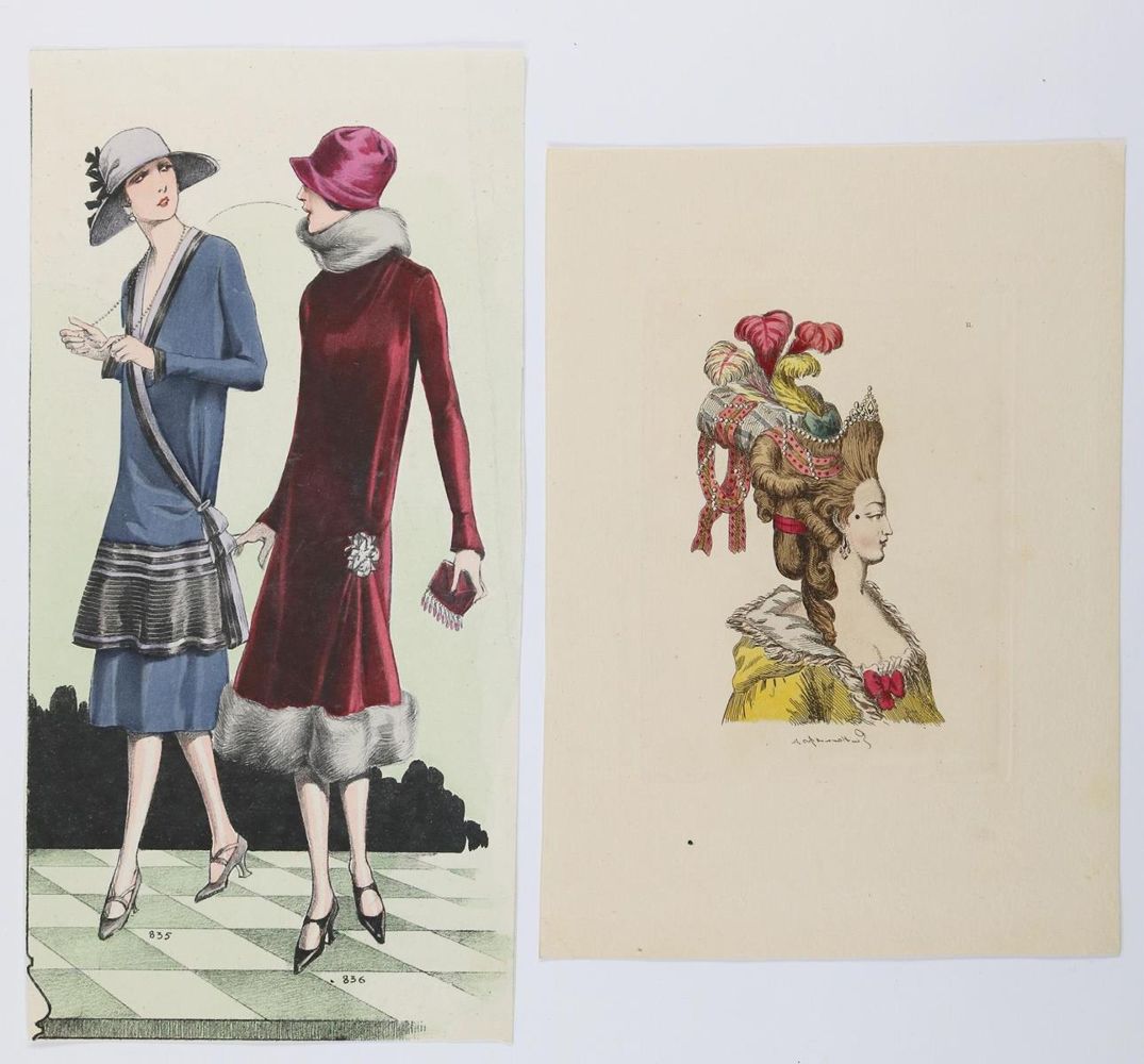 Große Abbildung Nr.3: 130-2959 Mode.: (Varia, Mode und Trachten, Art Deco)