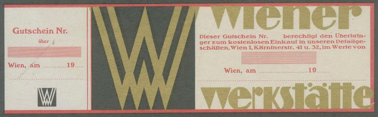 Große Abbildung Nr.1: 130-3010 Wiener Werkstätte.: (Varia)