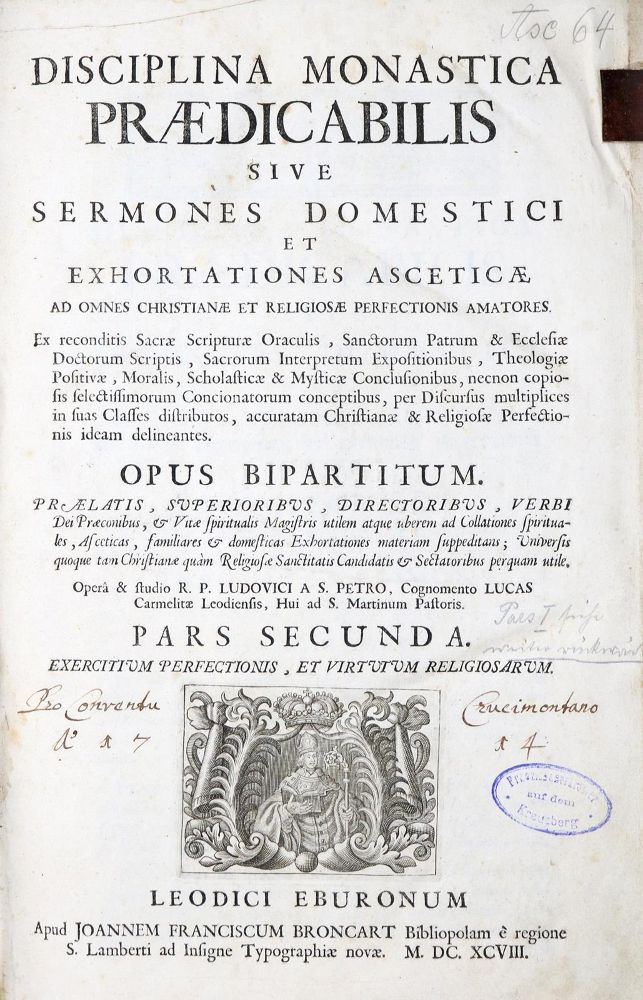 Große Abbildung Nr.1: 130-305 Saint-Pierre,L.de.: (Alte Drucke, Handschriften und Theologie)