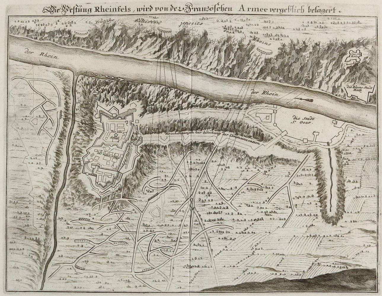 Große Abbildung Nr.1: 130-3050 Burg Rheinfels.: (Deutschland)