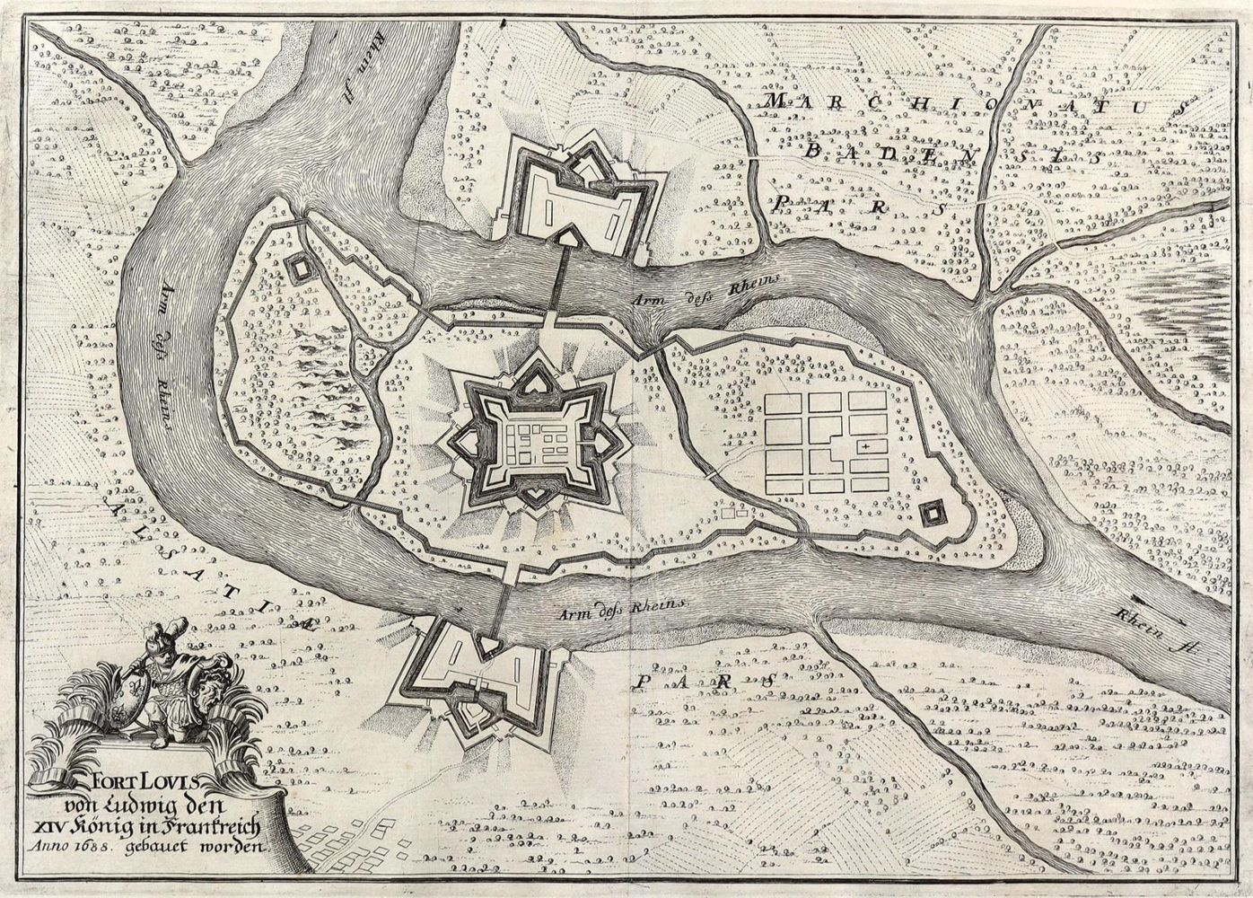 Große Abbildung Nr.1: 130-3080 Fort-Louis.: (Deutschland)