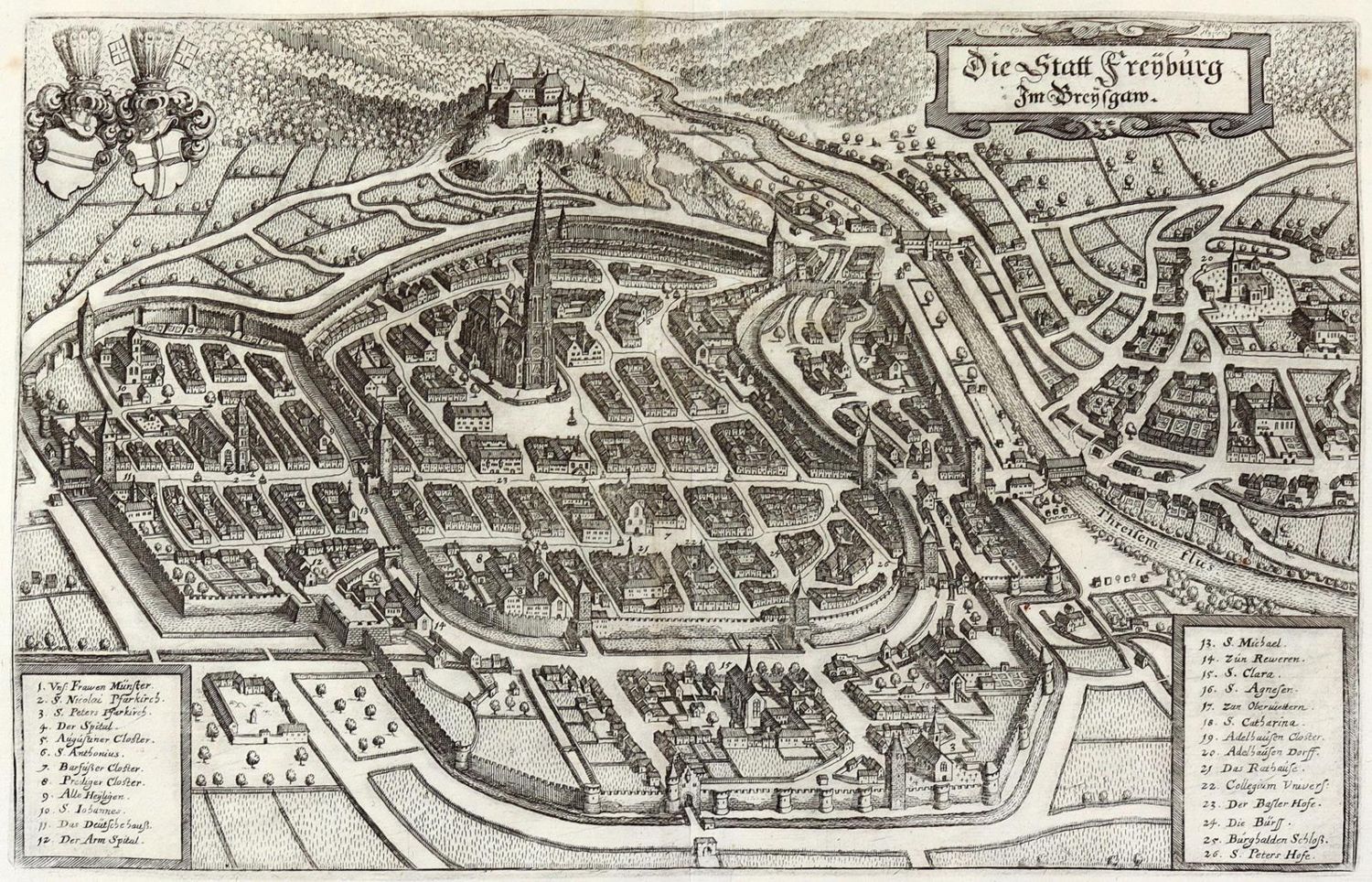 Große Abbildung Nr.1: 130-3090 Freiburg im Breisgau.: (Deutschland)