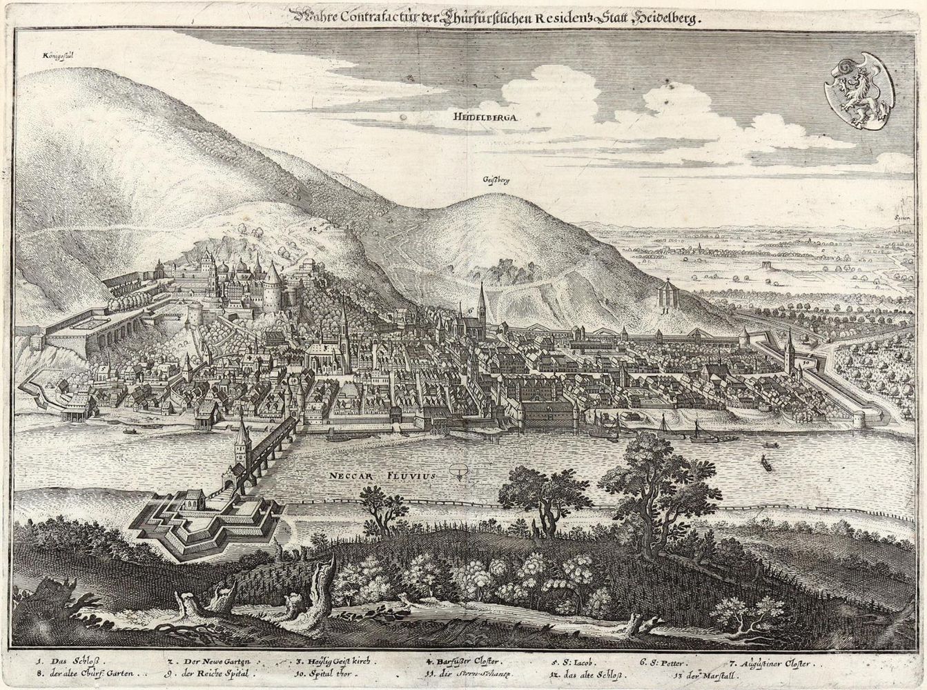 Große Abbildung Nr.1: 130-3097 Heidelberg.: (Deutschland)