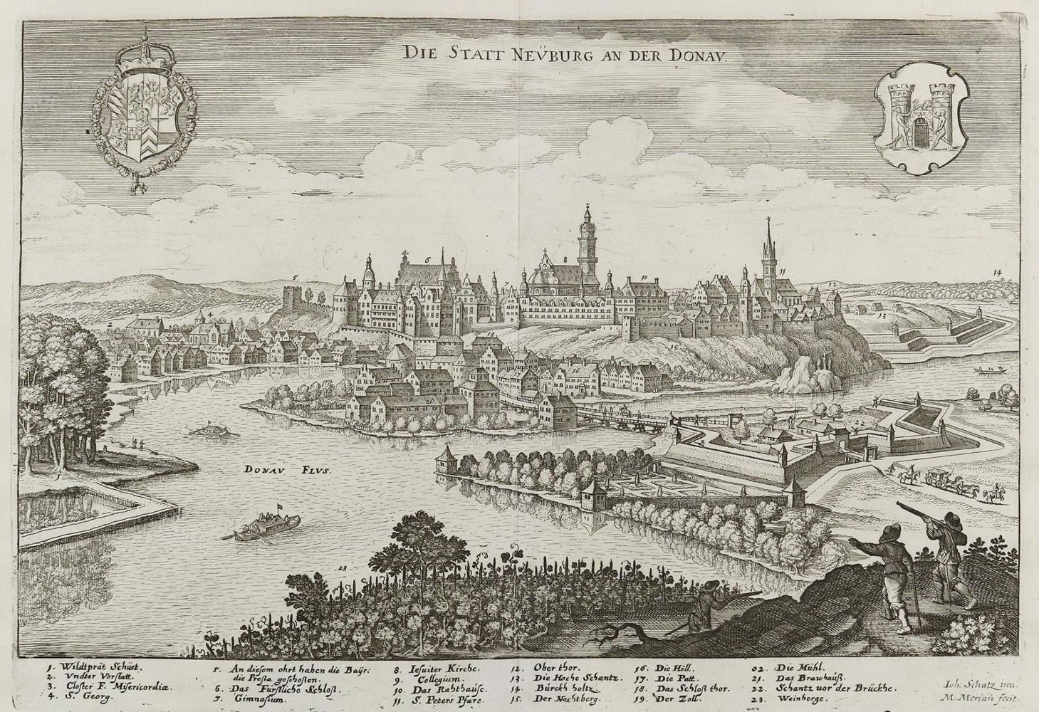 Große Abbildung Nr.1: 130-3139 Neuburg a.d. Donau.: (Deutschland)