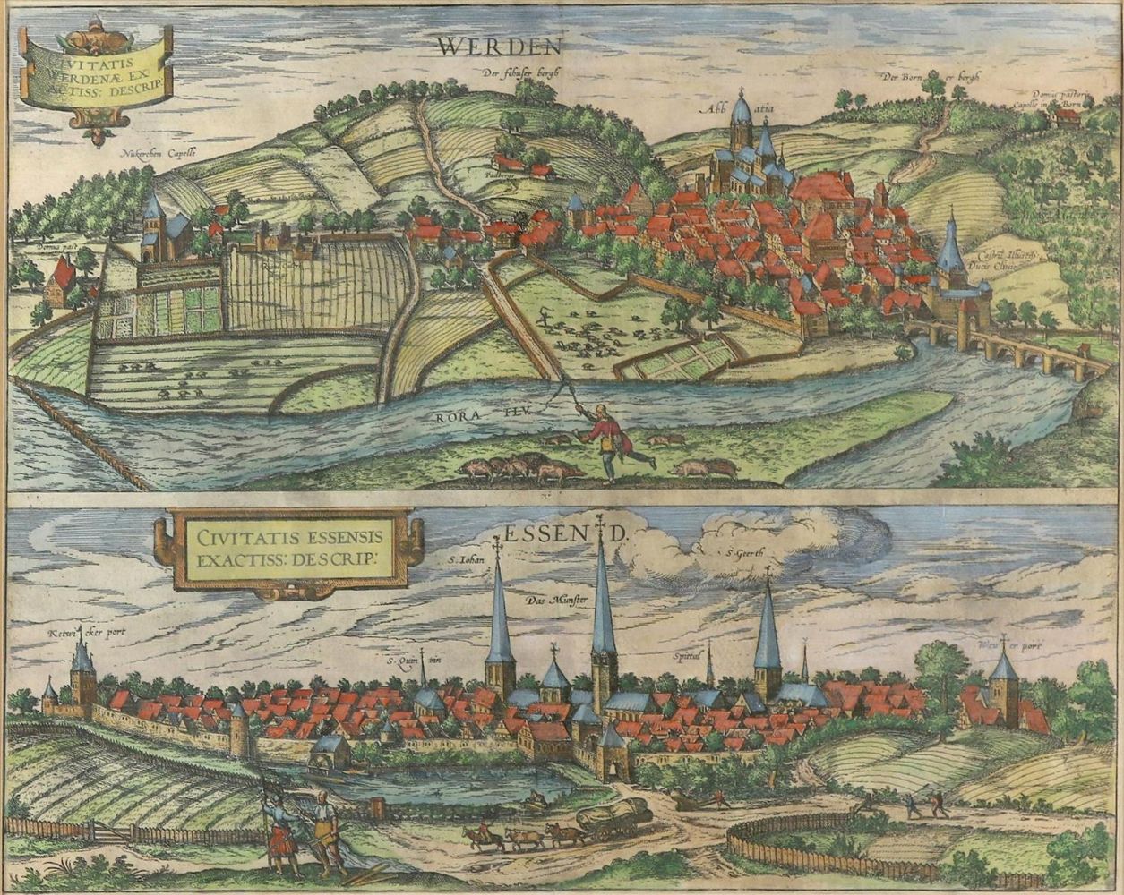 Große Abbildung Nr.1: 130-3187 Werden u. Essen.: (Deutschland)
