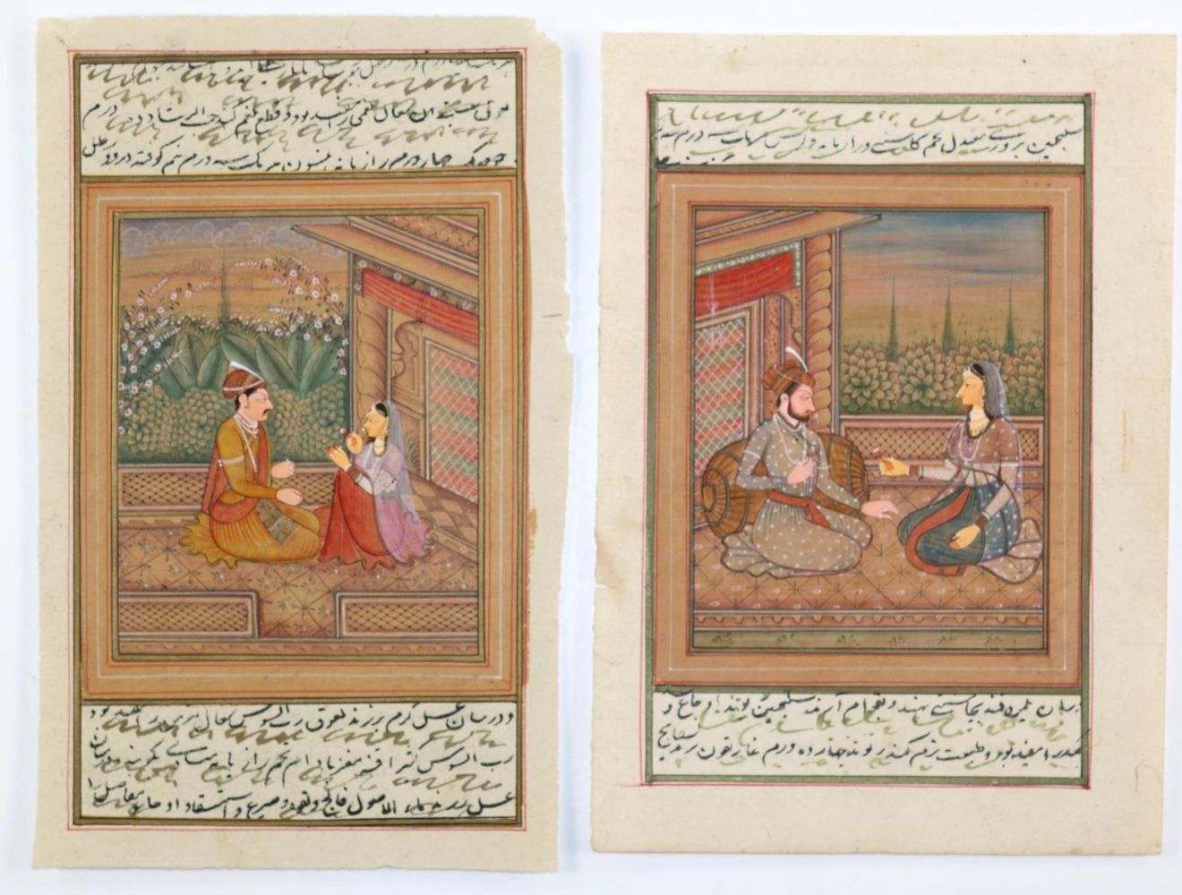 Große Abbildung Nr.3: 130-3207 Indopersische Malerei.: (Ausland, Asien)