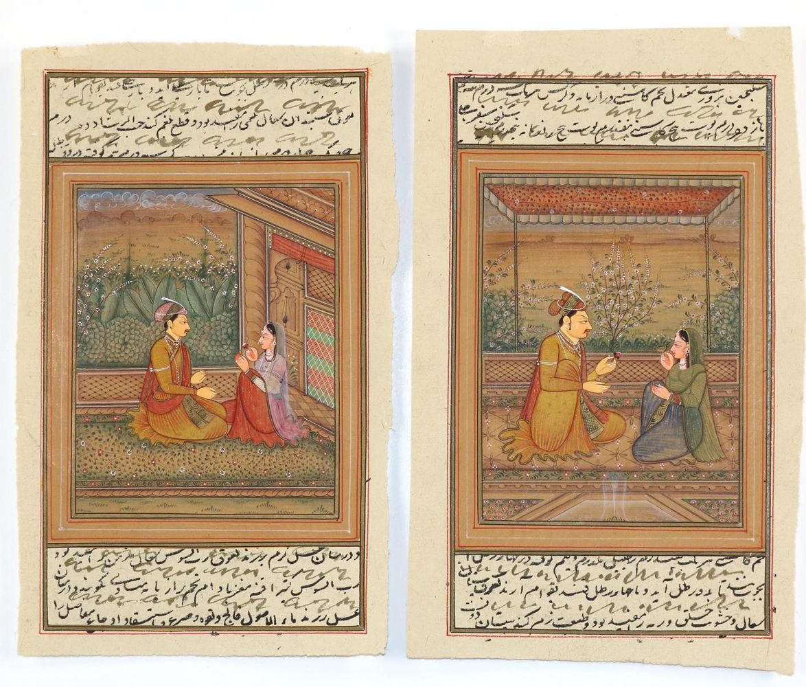 Große Abbildung Nr.4: 130-3207 Indopersische Malerei.: (Ausland, Asien)