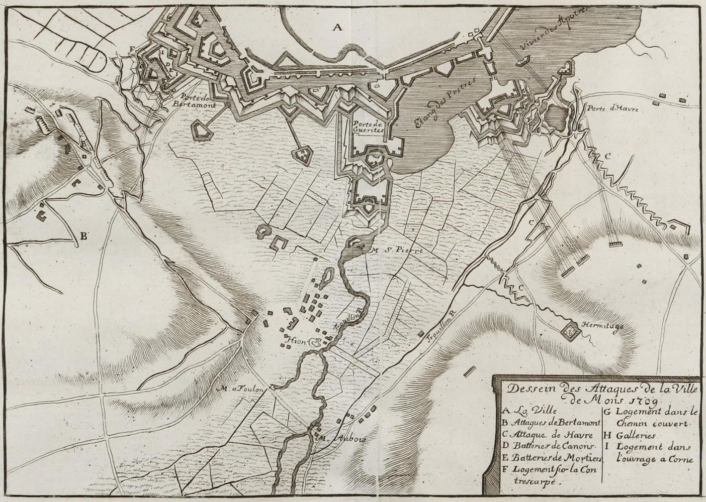 Große Abbildung Nr.1: 130-3222 Mons.: (Ausland, Belgien)
