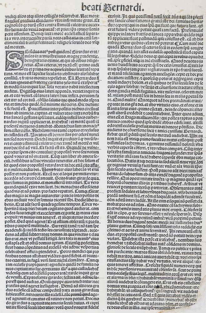 Große Abbildung Nr.1: 130-33 (Bernardus Claravallensis.: (Alte Drucke, Handschriften und Theologie)