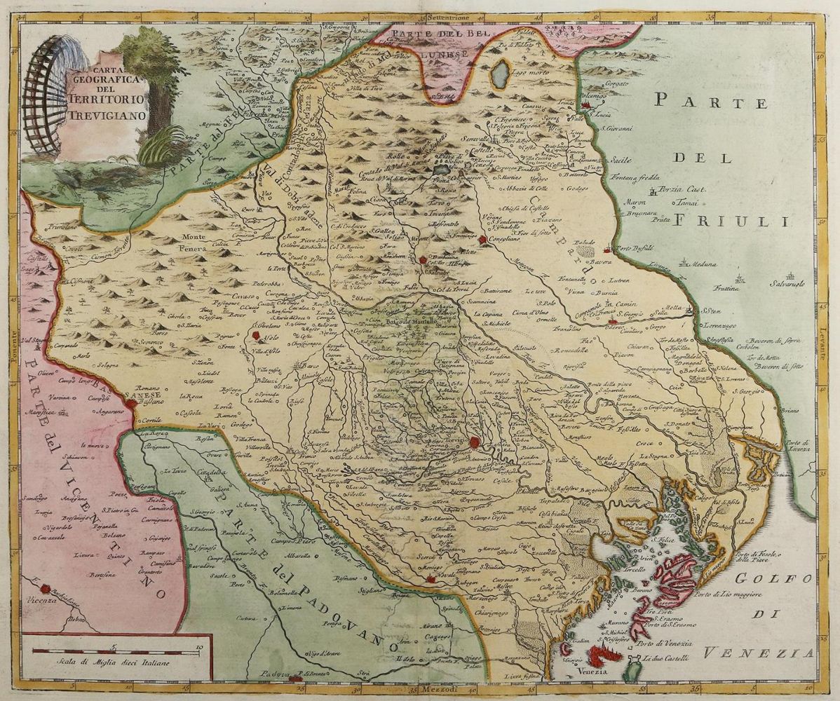 Große Abbildung Nr.3: 130-3304 Carte geografica del territorio: (Ausland, Italien)