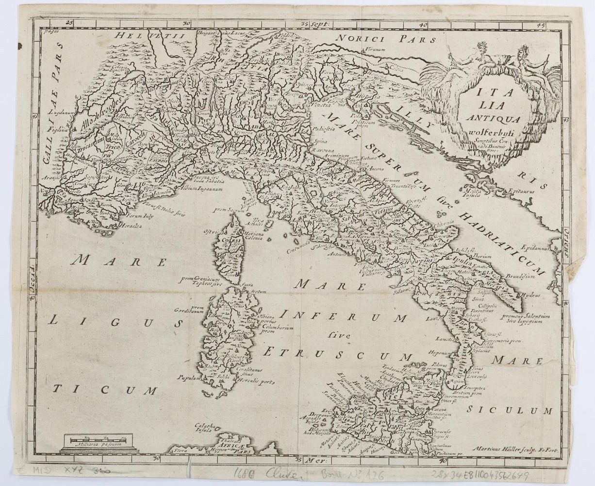 Große Abbildung Nr.5: 130-3304 Carte geografica del territorio: (Ausland, Italien)