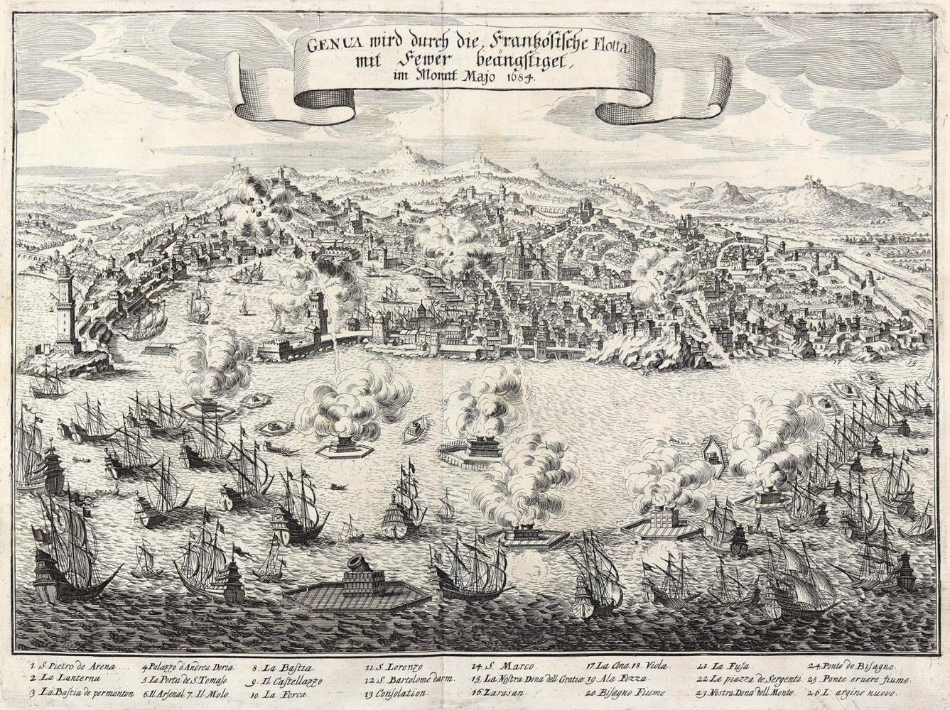 Große Abbildung Nr.1: 130-3312 Genua.: (Ausland, Italien)