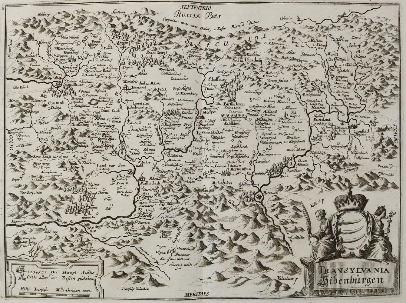 Große Abbildung Nr.1: 130-3400 Transsilvanien.: (Ausland, Rumänien)