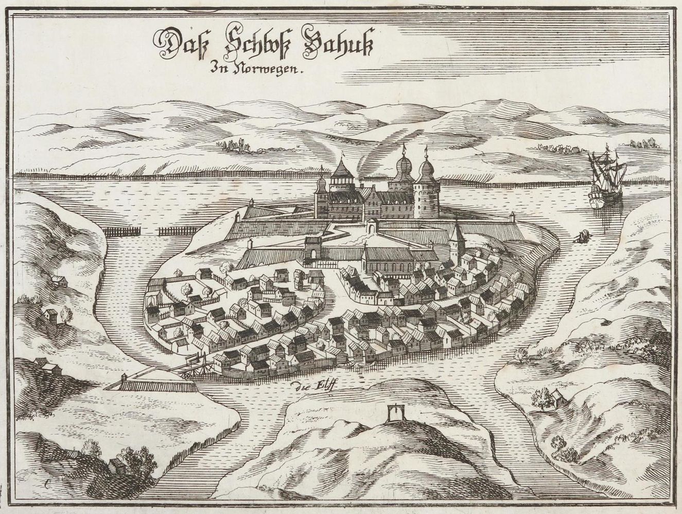 Große Abbildung Nr.1: 130-3410 Festung Bohus.: (Ausland, Schweden)