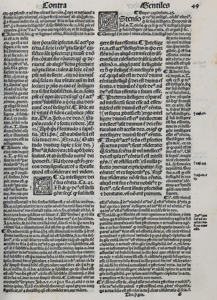 Große Abbildung Nr.2: 130-343 Thomas von Aquin.: (Alte Drucke, Handschriften und Theologie)