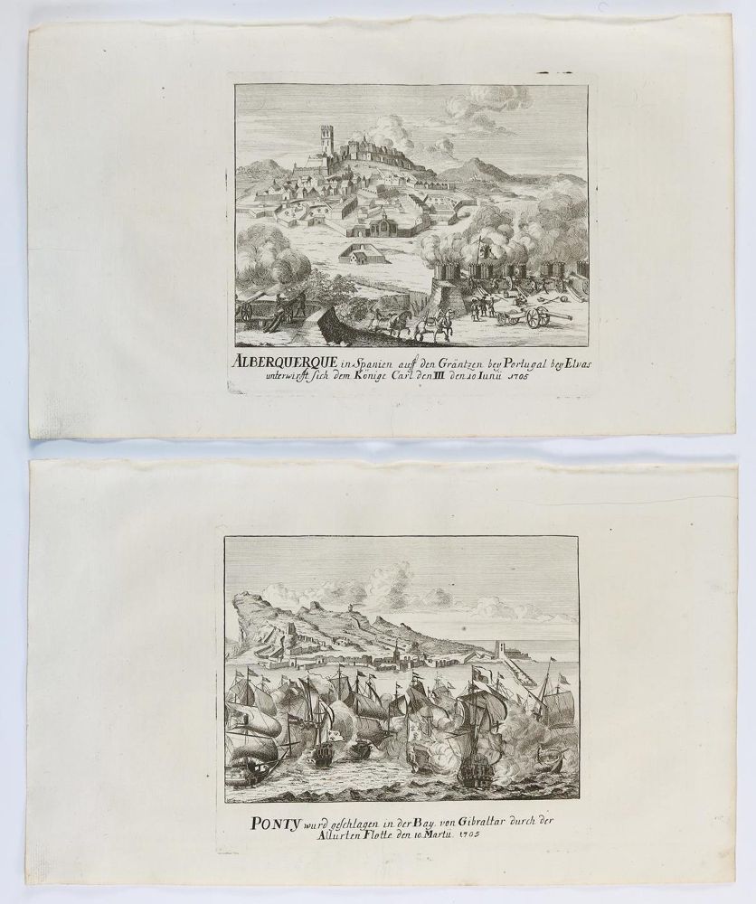 Große Abbildung Nr.1: 130-3435 Gibraltar u. Albuquerque.: (Ausland, Spanien)