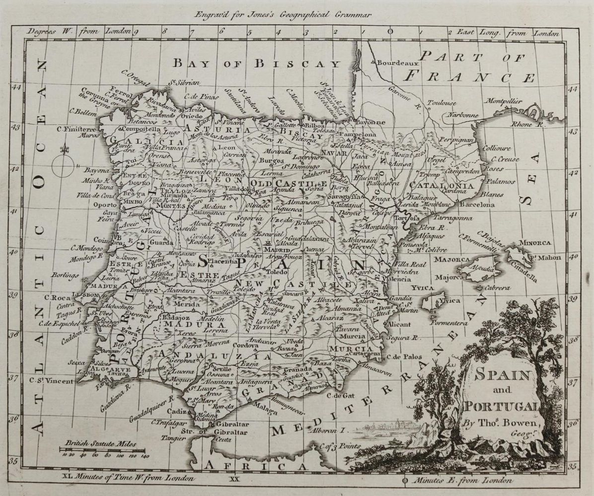 Große Abbildung Nr.1: 130-3443 Spanien u. Portugal.: (Ausland, Spanien)