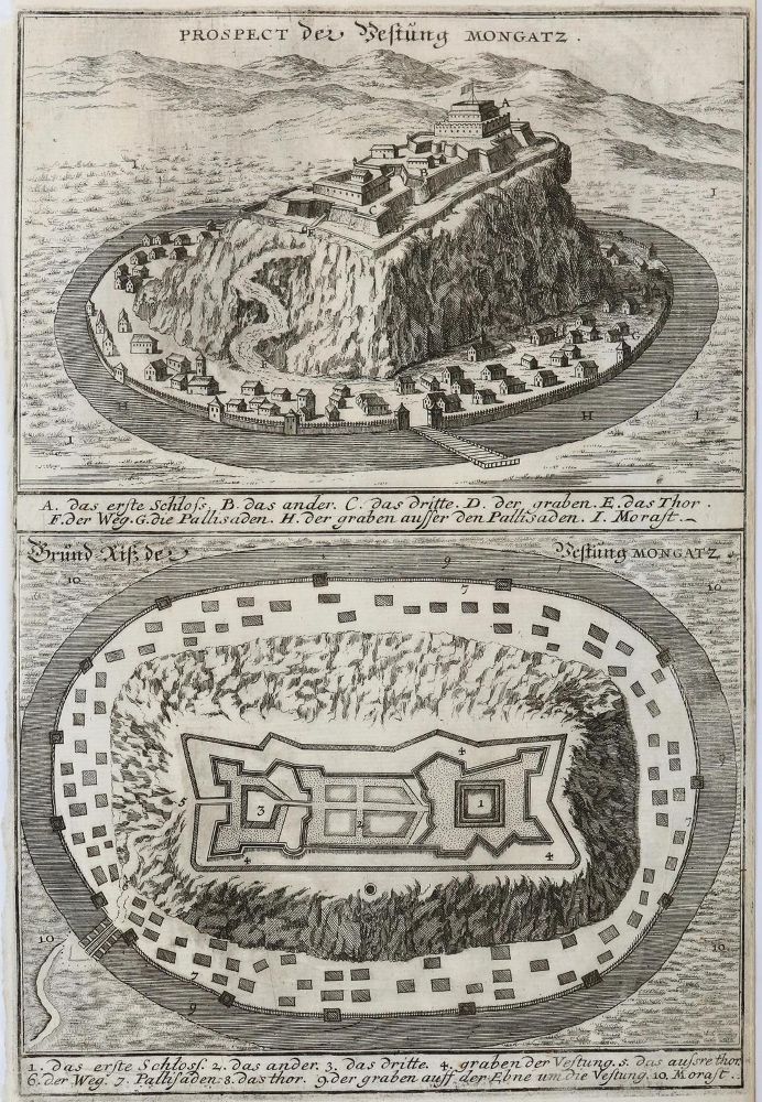 Große Abbildung Nr.1: 130-3459 Mukatschewo (Munkßcs).: (Ausland, Ukraine)