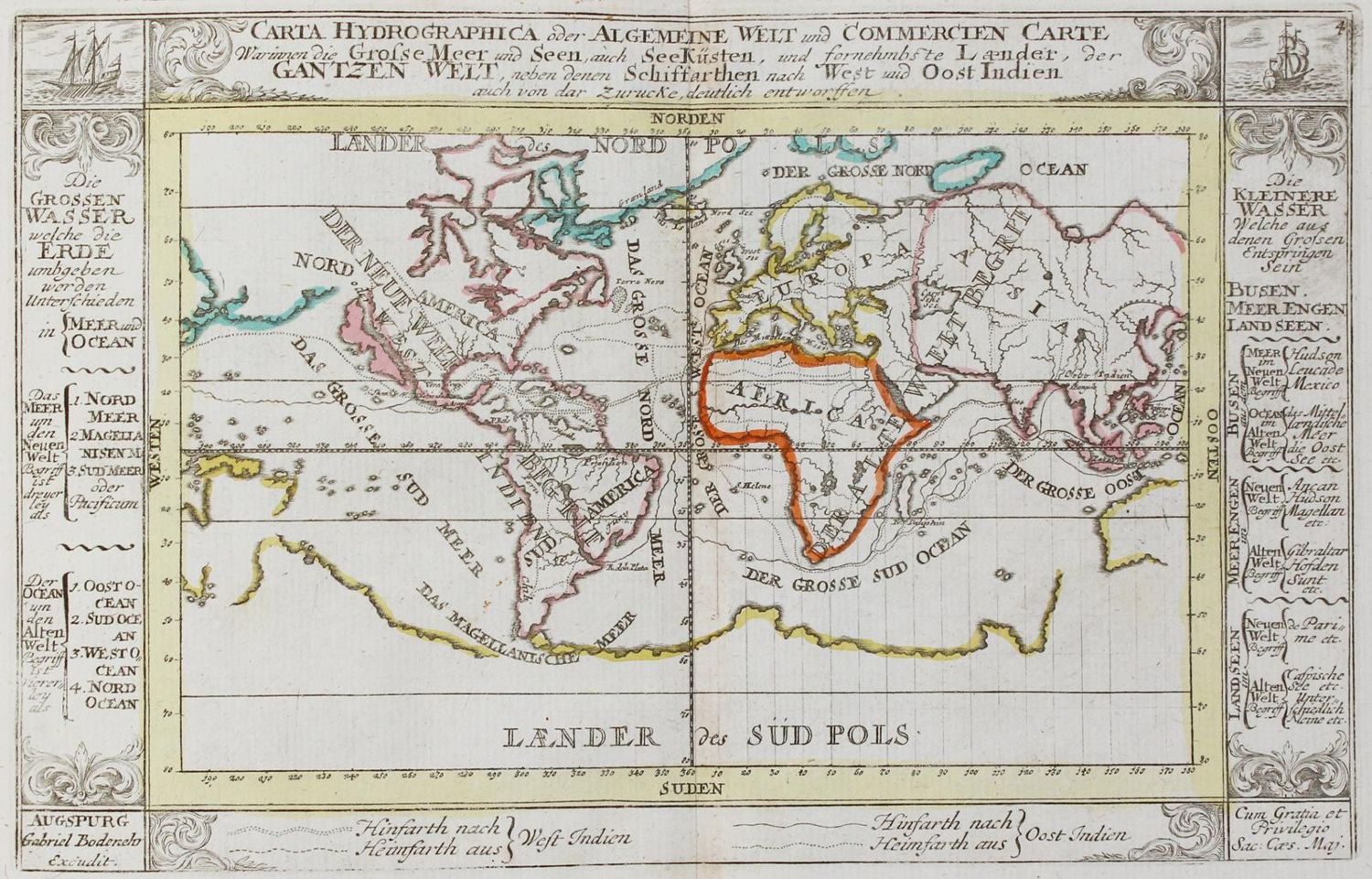 Große Abbildung Nr.1: 130-3472 Weltkarte.: (Ausland, Weltkarten)