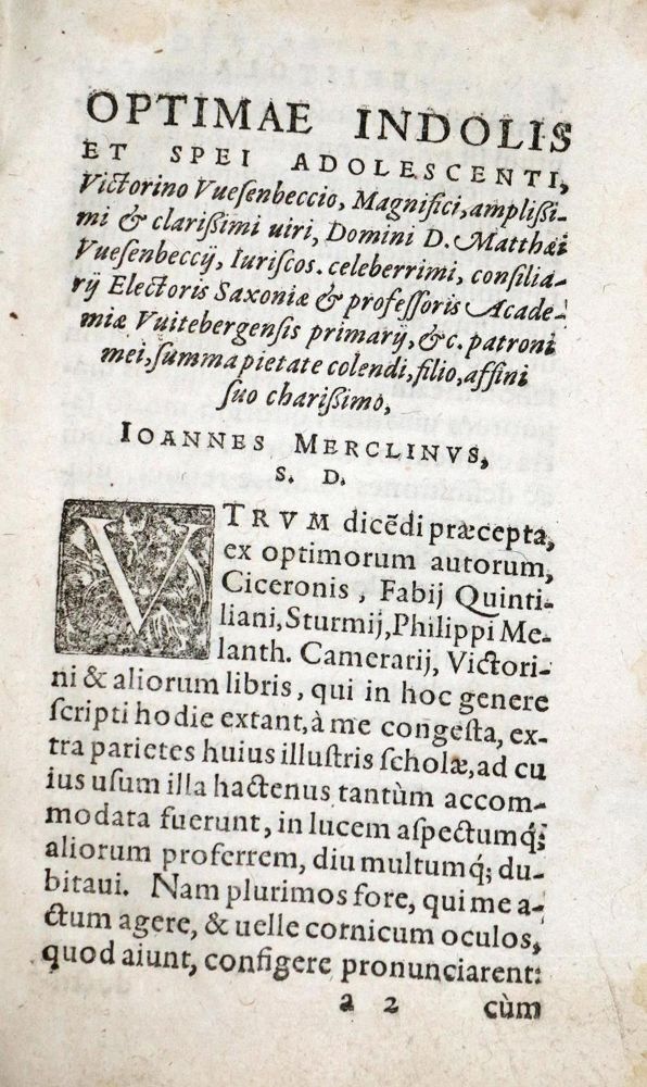 Große Abbildung Nr.1: 130-348 Tossanus,D. d.Ä.: (Alte Drucke, Handschriften und Theologie)