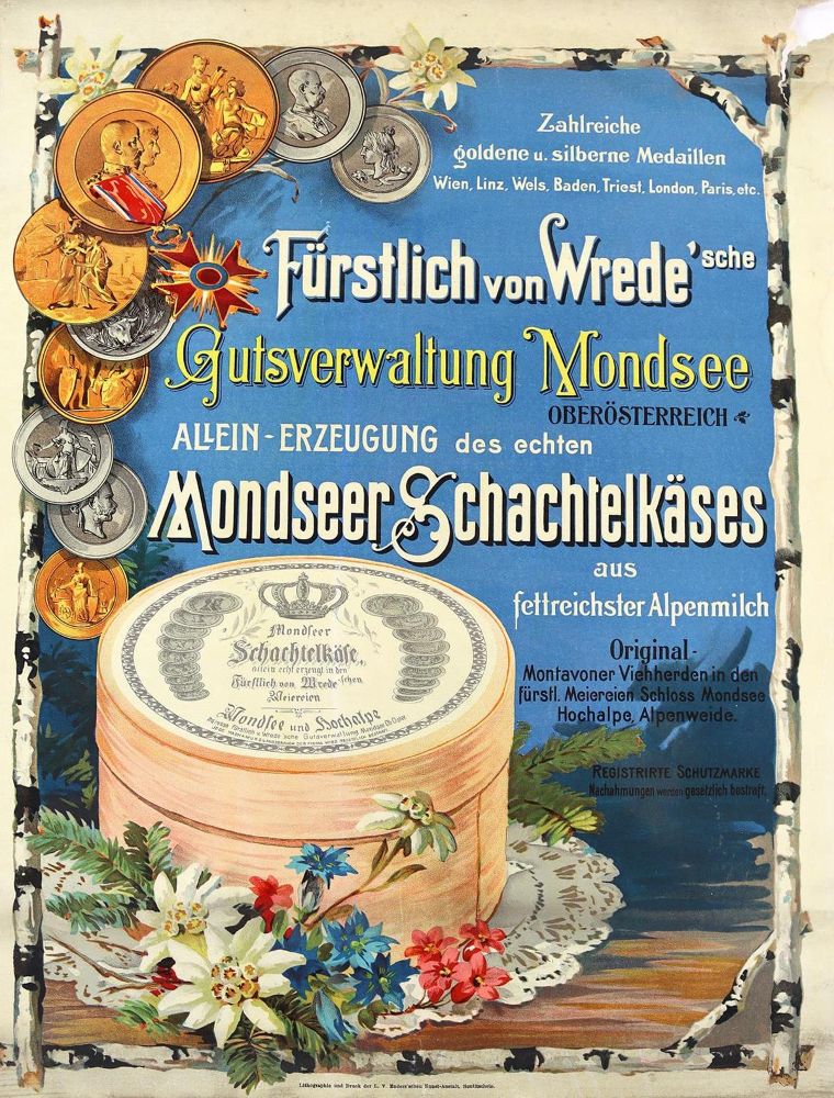 Große Abbildung Nr.1: 130-3509 Mondseer-Käse.: (Plakate, Lebensmittel)