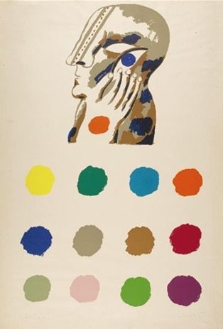 Große Abbildung Nr.1: 130-3563 Antes, Horst: (Künstlergraphik)