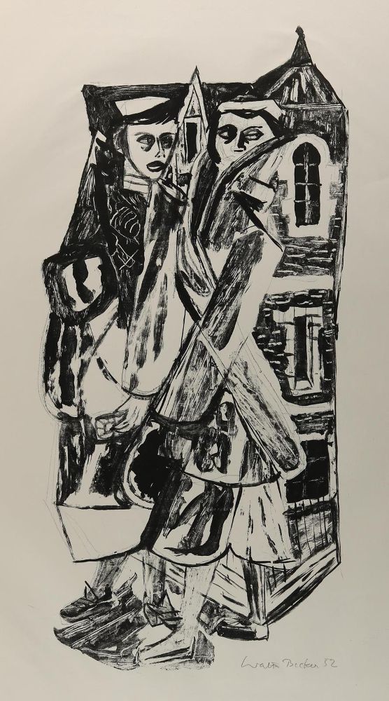 Große Abbildung Nr.2: 130-3588 Becker, Walter: (Künstlergraphik)