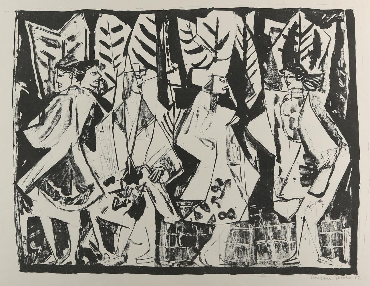 Große Abbildung Nr.4: 130-3588 Becker, Walter: (Künstlergraphik)