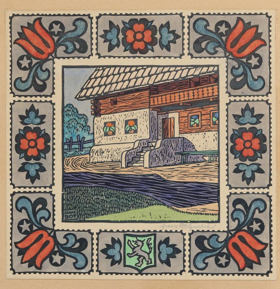 Große Abbildung Nr.3: 130-3632 Bot, Franz: (Künstlergraphik)