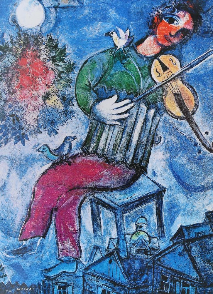 Große Abbildung Nr.2: 130-3651 Chagall, Marc: (Künstlergraphik)