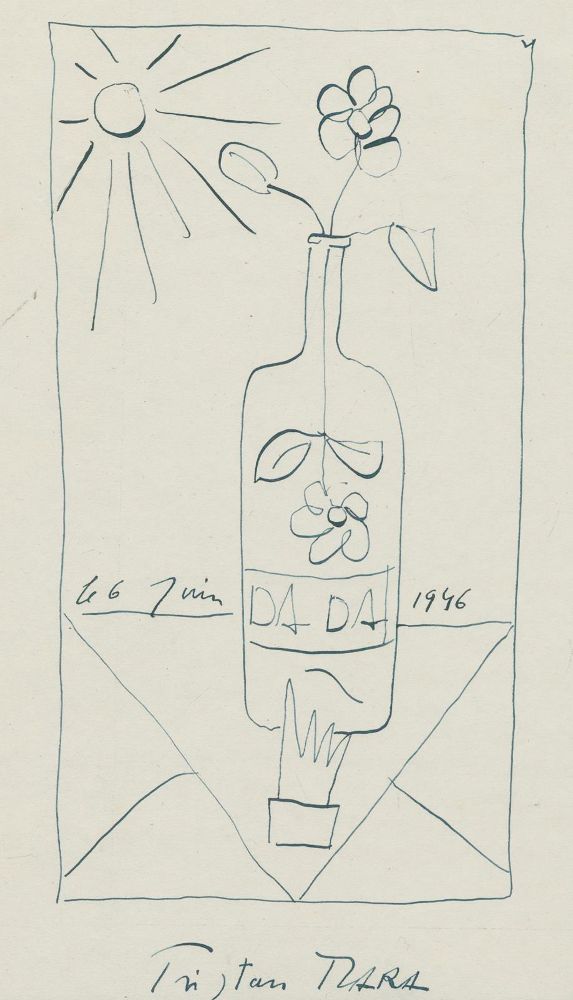 Große Abbildung Nr.1: 130-3676 Tzara, Tristan (d.i. Samuel Rosenstock): (Künstlergraphik, Dada)