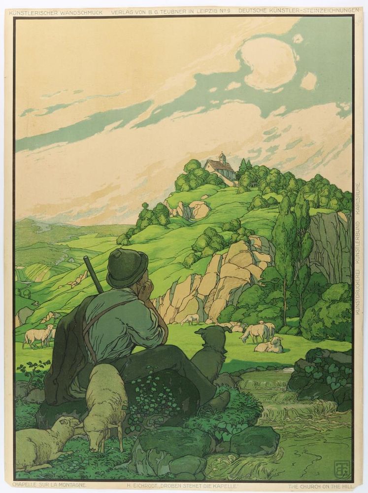 Große Abbildung Nr.1: 130-3727 Eichrodt, Hellmut: (Künstlergraphik)