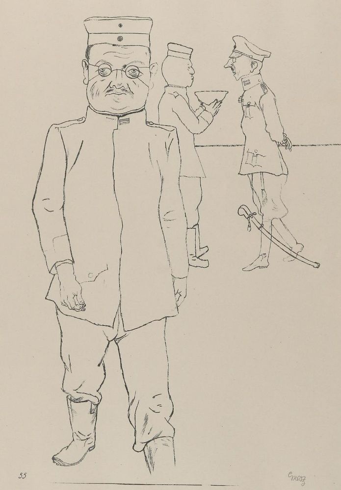 Große Abbildung Nr.2: 130-3806 Grosz, George: (Künstlergraphik)