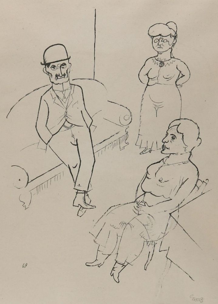 Große Abbildung Nr.3: 130-3806 Grosz, George: (Künstlergraphik)
