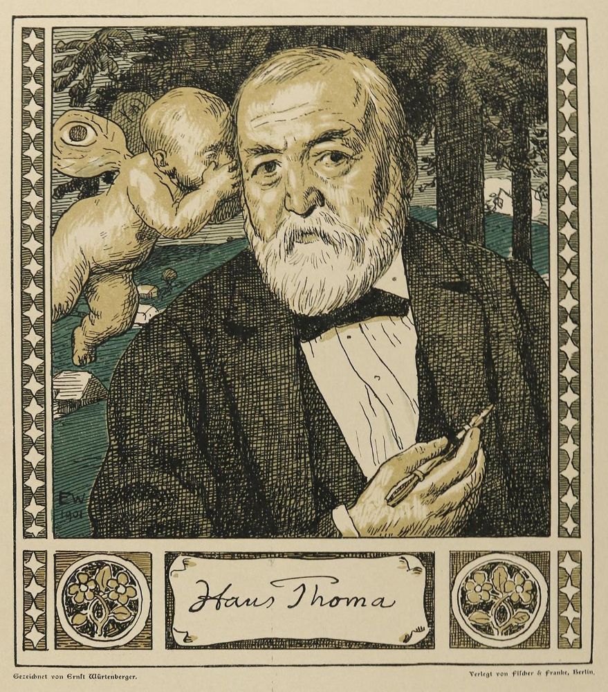 Große Abbildung Nr.1: 130-3815 Hans Thoma.: (Künstlergraphik)