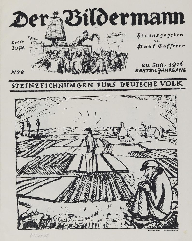 Große Abbildung Nr.1: 130-3822 Heckel, Erich: (Künstlergraphik)
