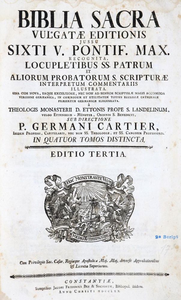 Große Abbildung Nr.1: 130-39 Biblia: (Bibeln)