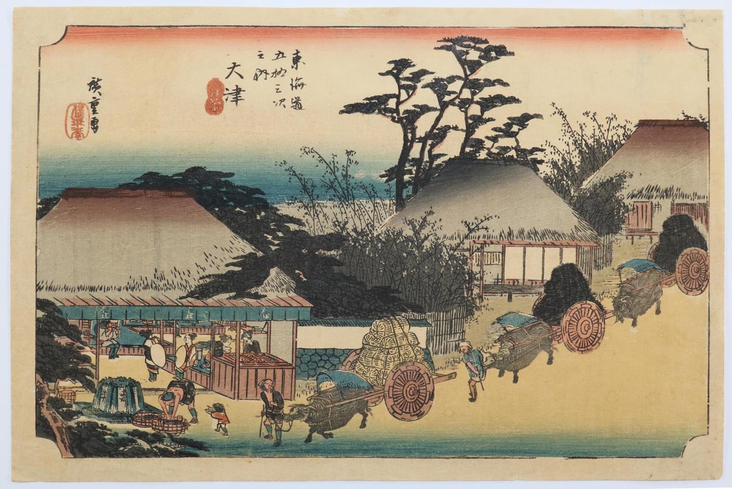 Große Abbildung Nr.3: 130-3907 Hiroshige, Utagawa: (Künstlergraphik, Japan)