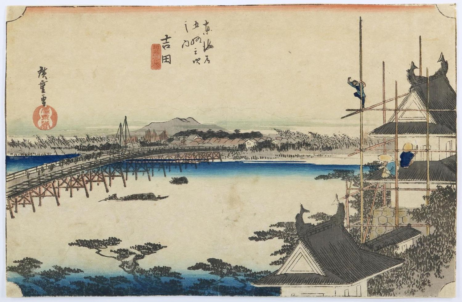 Große Abbildung Nr.4: 130-3907 Hiroshige, Utagawa: (Künstlergraphik, Japan)