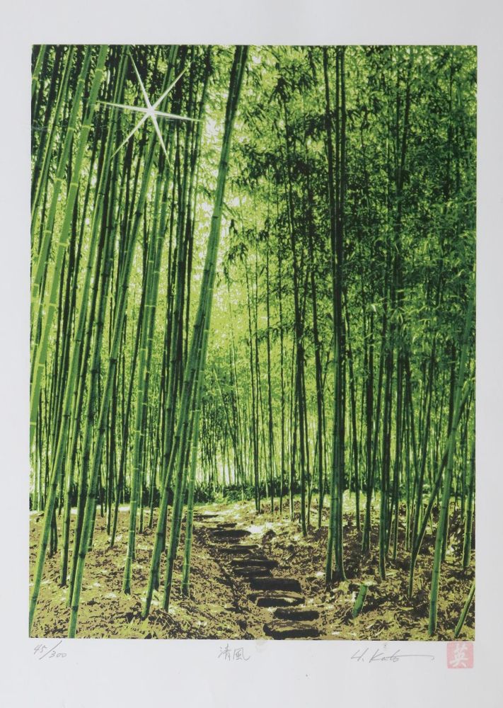 Große Abbildung Nr.1: 130-3912 Kato, Hideaki: (Künstlergraphik, Japan)