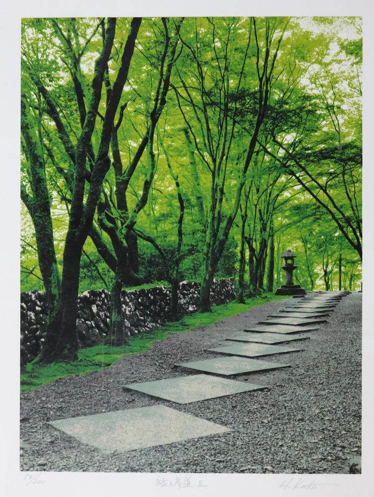 Große Abbildung Nr.3: 130-3912 Kato, Hideaki: (Künstlergraphik, Japan)